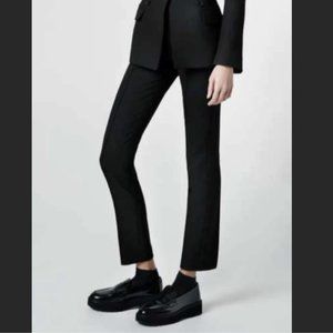 Smythe - Black Pintuck Cigarette Pants